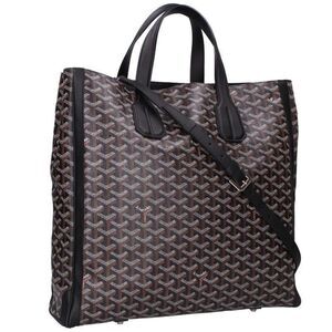 Goyard Sac Voltaire PVC Coated Canvas 2-way Handbag For Men